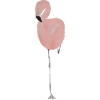 Pastell-Aquarell Flamingo