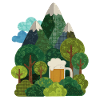 Mountains Hiking Beer Nature