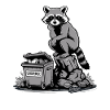 Existence Raccoon Dumpster 
