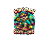 Stay Rad Skate Cat