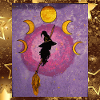 Star Sorceress on Broomstick