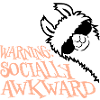 Lama Warning Socially Awkward Sunglasses Alpaca
