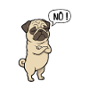 NÖ Pug Eigensinniger Mops-Charme