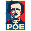 Gothic Literary Portrait Poster