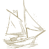Aventure de voile en silhouette