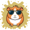 Cool Hamster with Sunglasses