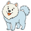 Fuzzy Dog (White/ Comic)