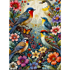 Birds in Floral Splendour