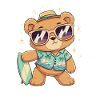 Beach Bear Surfer Look