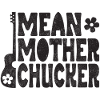 Mère méchante Chucker à la guitare