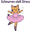 Schnurren statt Stress – Ballettkatze