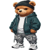 Streetwear Bear Hip Hop Urban Style