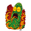 Fiery Meltdown Pickle Monster