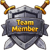 Team Member Schild Abzeichen