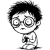 Student Coffee Fatigue Blank Gaze Manga