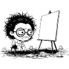 Artist Creative Blocking Empty Canvas Manga