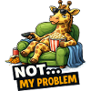 Nicht mein Problem Giraffen-Couch-Meme