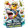 Shark Party: Shut Up Liver Tee