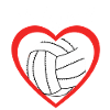 Volleyball Heart Love