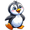 Cuddly Penguin Charm
