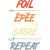 Foil Epee Sabre Repetition
