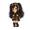 Steampunk chibi Luna with Purple Sparkle