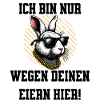 Hase mit Sonnenbrille Kette