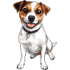 Cheerful JackRussell Cartoon