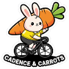 Cadence & Karotten Osterhasen-Radaufkleber