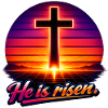 he is risen retro