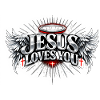 Jésus t’aime t’aime Christian Design