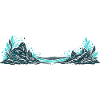 Jungle-style riverside