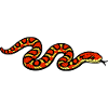 Fiery Snake Pattern