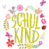 Schulkind Blumenkranz 