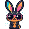 Bunny Party Cool Glasses