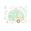 Queen of the Camper Karavane Pastell