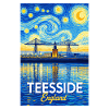 Teesside Neon Bridge England