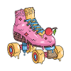 Rollschuhe Eiscreme Roller Skates Rollschuh