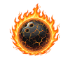 Lava Bowling Ball