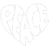 Peace Bubble Font Graphic
