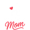 Yorkie Mom Heart Illustration
