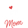 Yorkie Mom Heart Logo Design