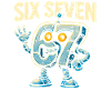Six Seven 67 Umorismo italiano del robot Brainrot Meme