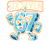 Six Seven 67 Umorismo italiano del robot Brainrot Meme