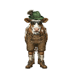 Bier Kuh Bauer Party