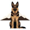 Loyal Guardian German Shepherd Dog Lover 