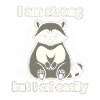 Strong raccoon – cry easily
