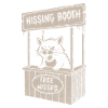 Cat stand in the Hissing Booth