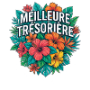Métier Meilleur Trésorière Fleurs