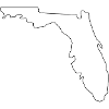 Florida outline map